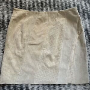 Early 2000’s Suede Mini Skirt with Micro dot detail